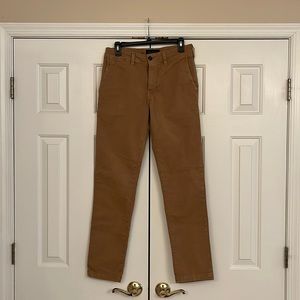 American Eagle Khaki Slim Straight Pants
